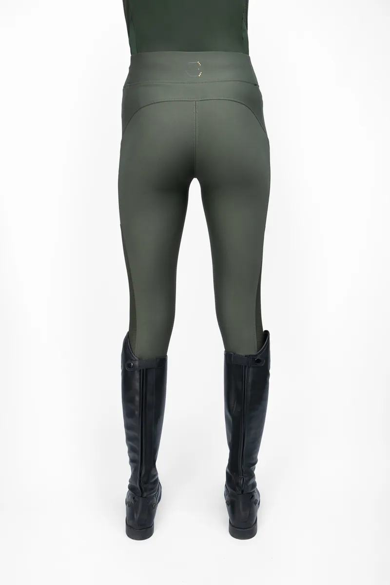 Coldstream Ednam Riding Tights - Fern Green-1